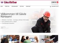 Webbsida från Gävle RörTeam AB