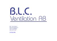 BLC Ventilation AB