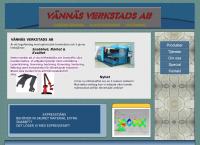 Webbsida från Vännäs Verkstads AB