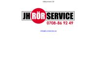 Webbsida från JH Rörservice