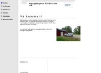 Webbsida från Bergslagens Elektriska AB
