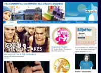 Webbsida från Blå Stället, Kulturhus