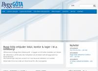 Webbsida från Bygg-Göta Fastigheter AB