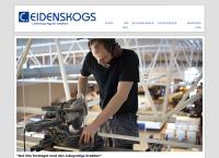 Webbsida från C. Eidenskogs Bygg AB