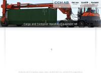 Webbsida från CCH Cargo And Container Handling Equipment AB