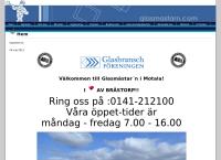 Webbsida från Glasmästar'n Ab