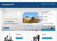 Webbsida från Grundfos AB