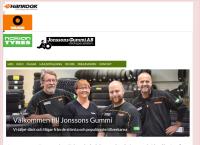 Webbsida från Jonssons Gummiverkstad AB