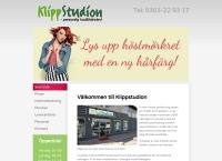 Webbsida från Klippstudion