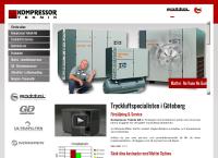 Webbsida från Kompressor Teknik K.l. Ab