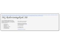 Webbsida från Mg Redovisningsbyrå Ab