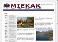 Webbsida från Miekak Jakt och Fiske