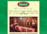 Webbsida från Pasta+ - Italiensk Restaurang