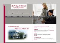 Webbsida från Revikonsult Revisionsbyrå AB