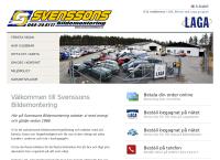 Webbsida från Svenssons Bildemontering