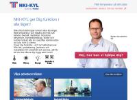 Webbsida från Nki-Kyl Ab