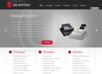 Webbsida från UA Service AB