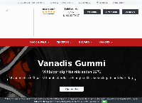 Webbsida från VANADIS GUMMI AB