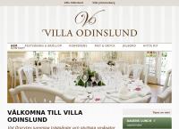 Webbsida från Villa Odinslund