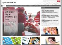 Webbsida från 5d Systemkonsult Ab