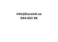 Webbsida från EUCOMB AB