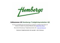 Webbsida från Hembergs Trädgårdsprodukter Ab