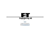 Webbsida från FT Engineering AB