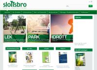 Webbsida från Slottsbro AB