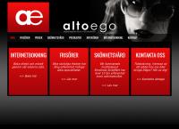 Webbsida från altoego