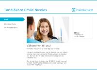 Emile Nicolas, Tandläkare