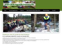 Webbsida från J D Skogskonsult
