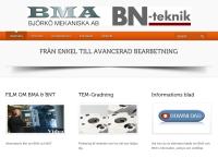 Webbsida från Bn - Teknik Ab