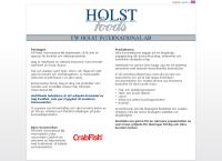 HOLST INTERNATIONAL AB, F W