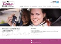 Webbsida från Thomas Trafikskola