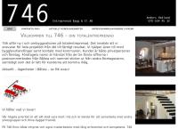 Webbsida från 746 Entreprenad AB