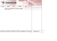 Webbsida från AE Comservice AB