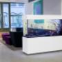 Deloitte, refernskund med ett 700 liters specialdesignat akvarium från oss