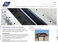 Webbsida från APC Composit AB