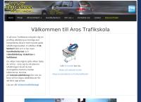 Webbsida från Aros Trafikskola AB