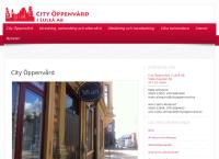 Webbsida från City Öppenvård i Luleå AB