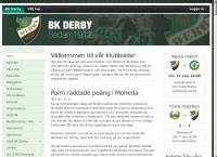 Webbsida från Derby, Bollklubben