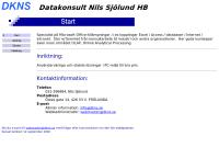 D K N S DATAKONSULT NILS SJÖLUND