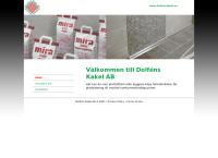 Webbsida från Dolféns Kakel AB