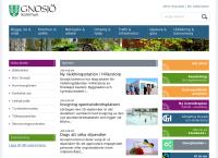 Webbsida från Gnosjö Kommun