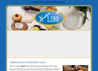 Webbsida från Konditori Lido AB