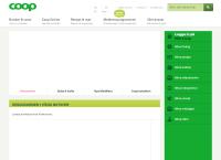 Webbsida från Coop Forum