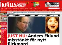 Webbsida från Kvällsposten Expressen