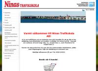 Webbsida från Ninas Trafikskola AB