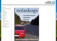 Webbsida från Nolaskogs Trafikskola