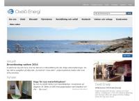 Webbsida från Oxelö Energi